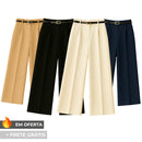 KIT 4 Calças Pantalona em Alfaiataria