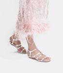 Multi Strap Sandal in Silver