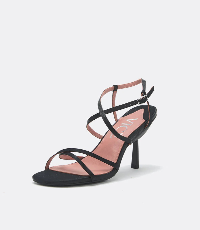 Black strappy sandals