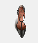 T-Strap Pump in Black